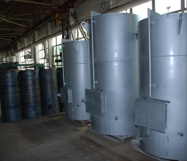 Котлы твердотопливные на заводе Buran Boiler